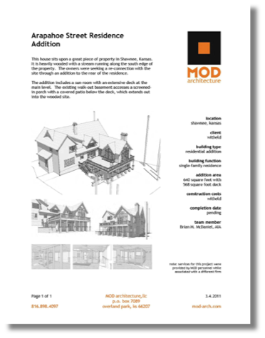 *Arapahoe St Residence *Arapahoe St Residence